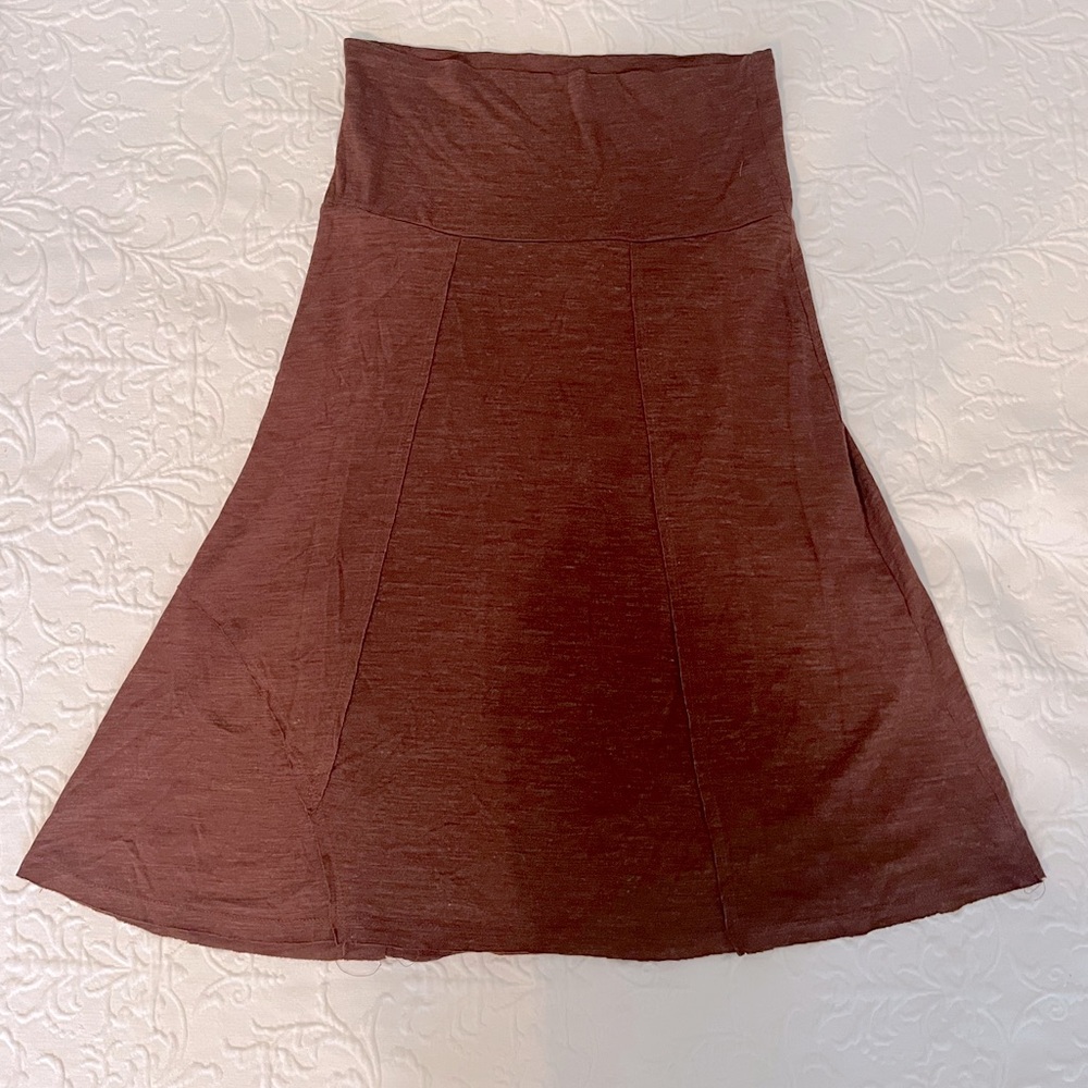 Prana Daphne Skirt Brown Size Small